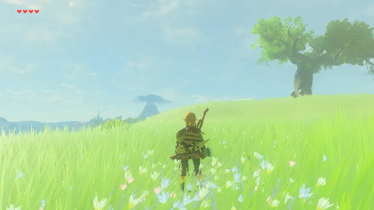 Zelda: Breath of the Wild beautiful grass shading